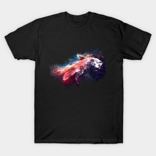 Nebula Flowers - Cute Fox T-Shirt